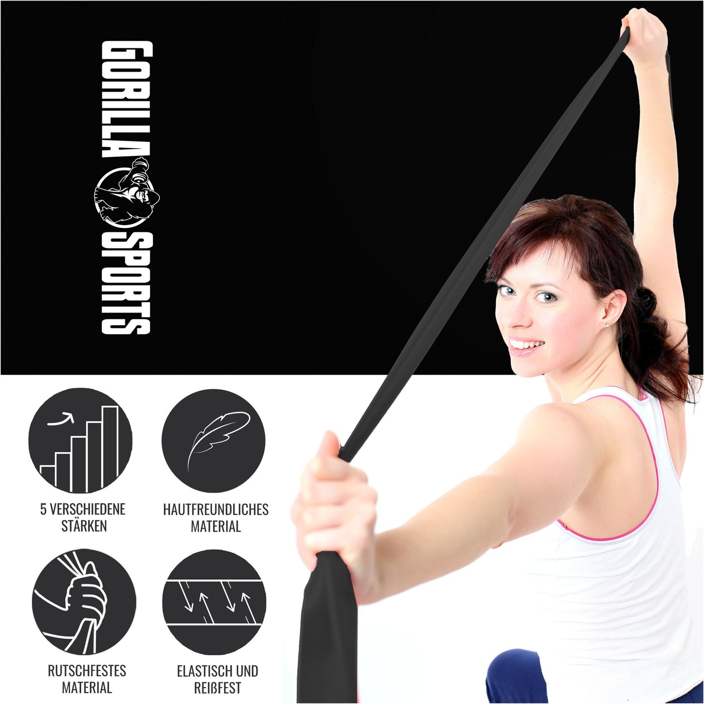Fasce di resistenza in lattice 120 - 200 cm