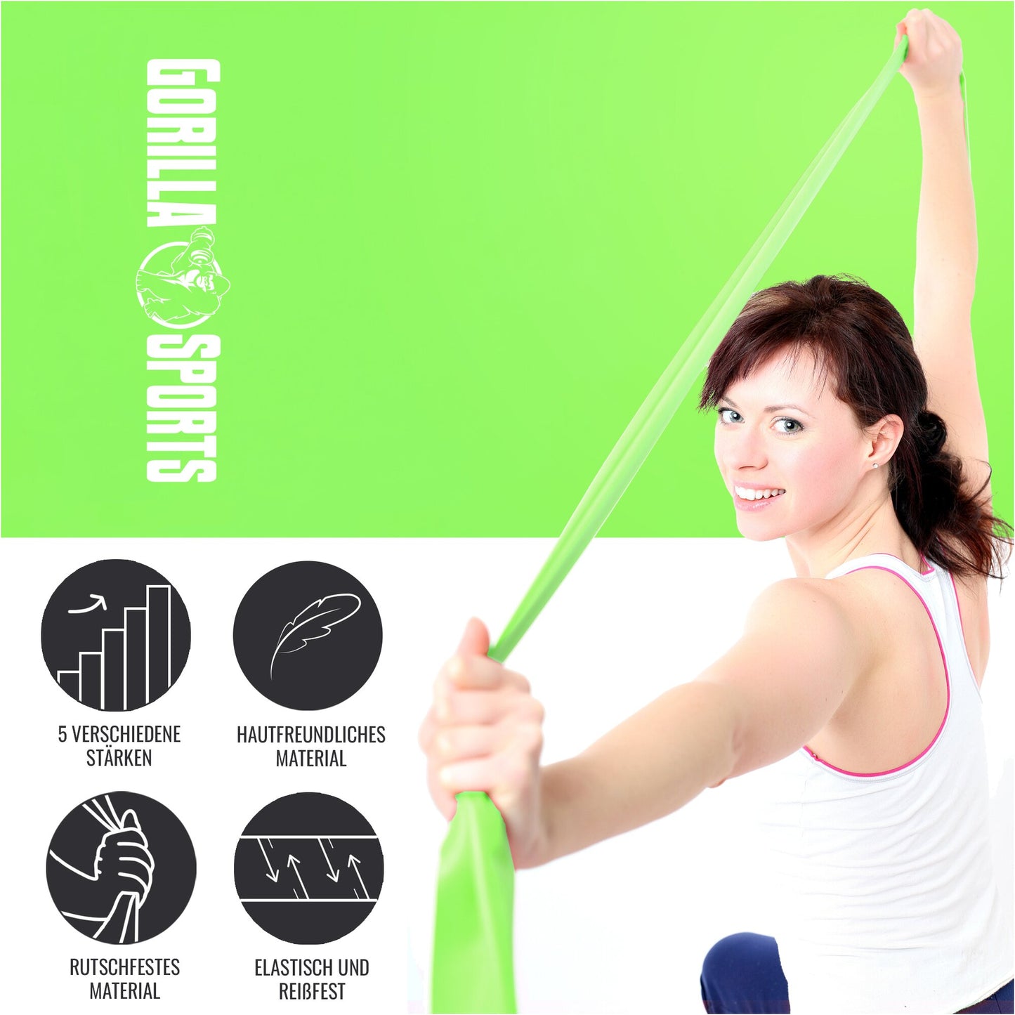 Fasce di resistenza in lattice 120 - 200 cm