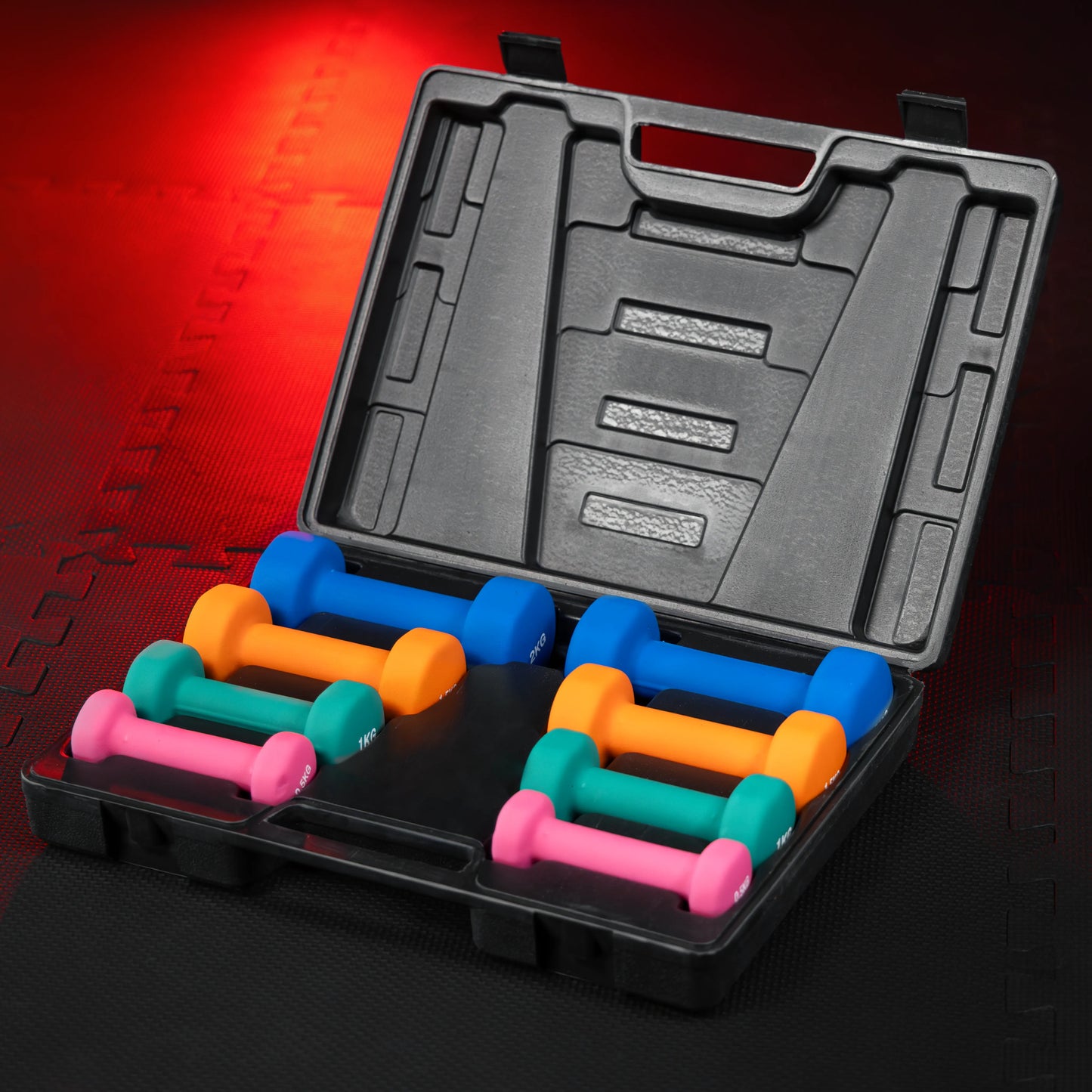 Set Manubri con Valigetta, 10 kg