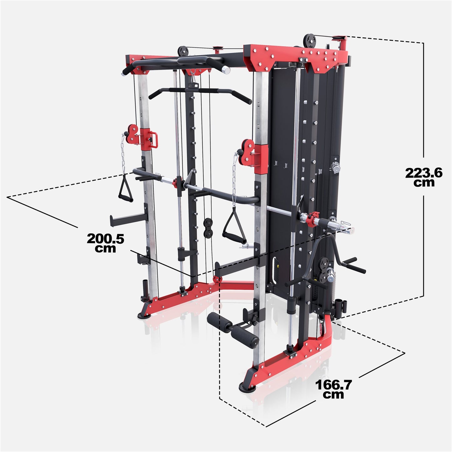Smith Machine Multistazione con Pesi