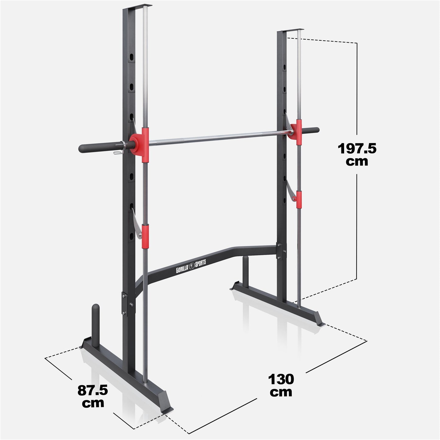 Squat Rack in nero