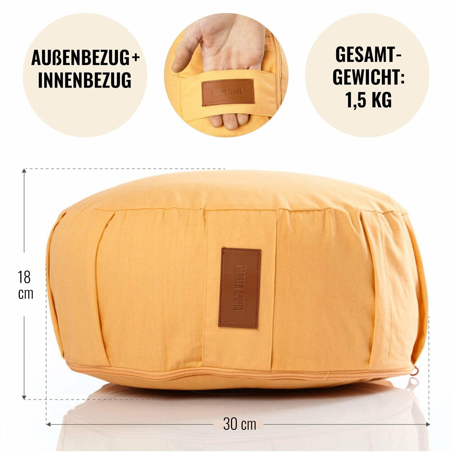 Cuscino Yoga colore a scelta