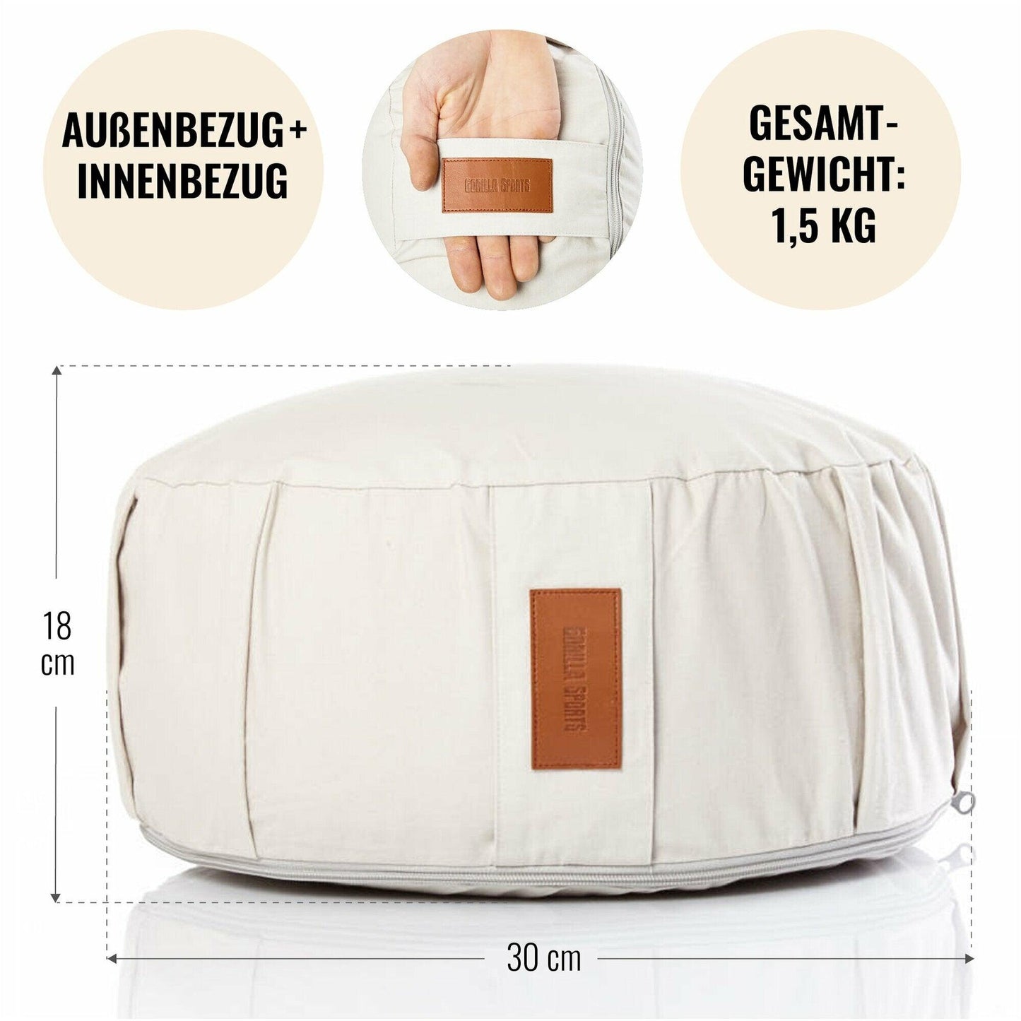 Cuscino Yoga colore a scelta