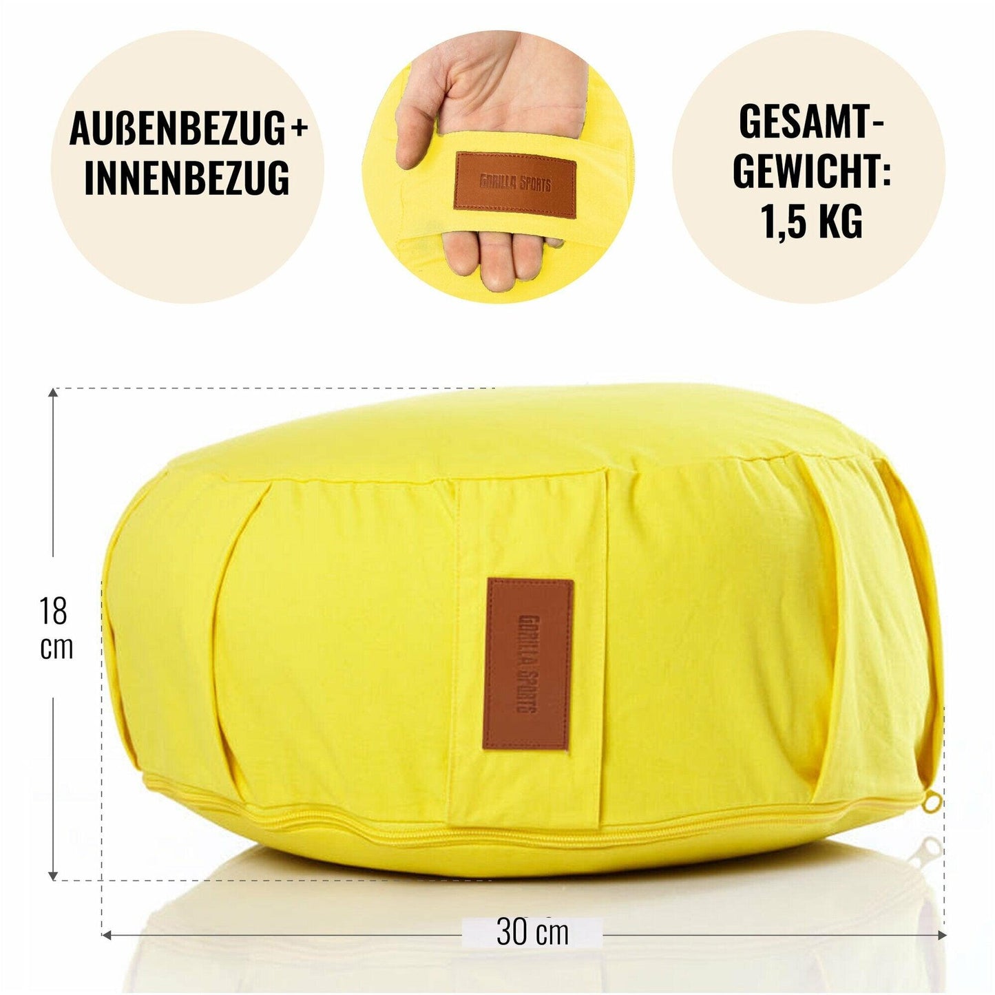 Cuscino Yoga colore a scelta