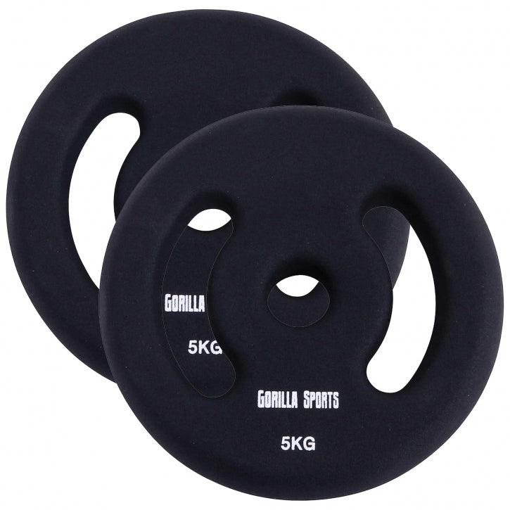 Set Dischi Pesi 30/31 mm, 1 - 5 kg, neoprene