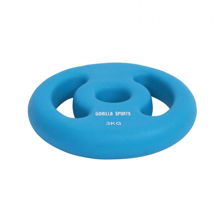 Set Dischi Pesi 30/31 mm, 1 - 5 kg, neoprene