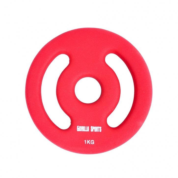Set Dischi Pesi 30/31 mm, 1 - 5 kg, neoprene