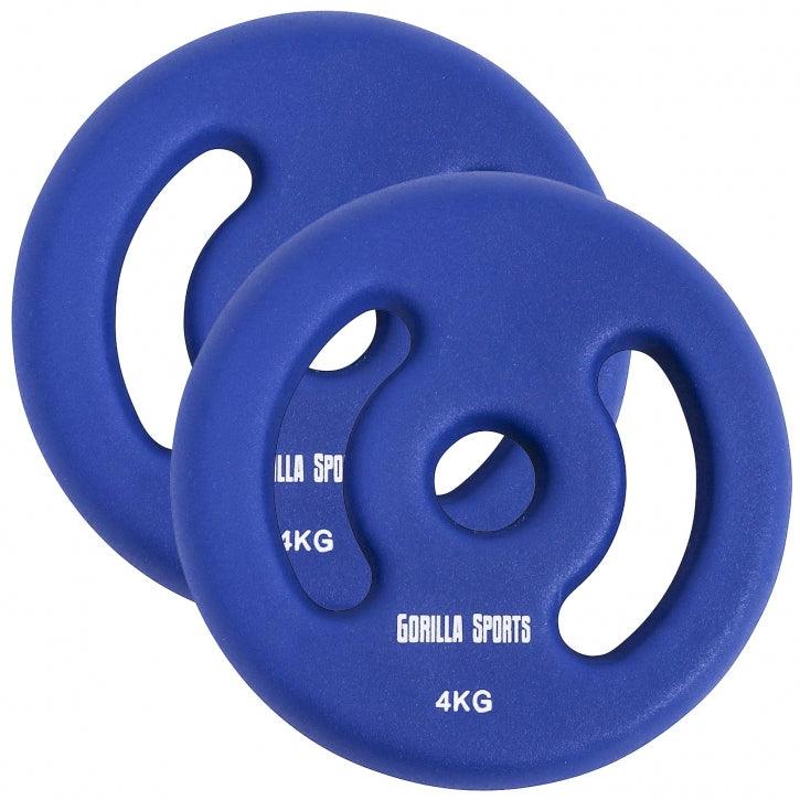 Set Dischi Pesi 30/31 mm, 1 - 5 kg, neoprene