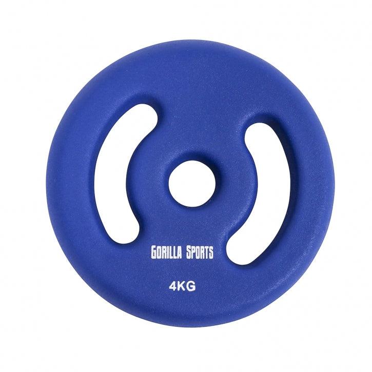 Set Dischi Pesi 30/31 mm, 1 - 5 kg, neoprene
