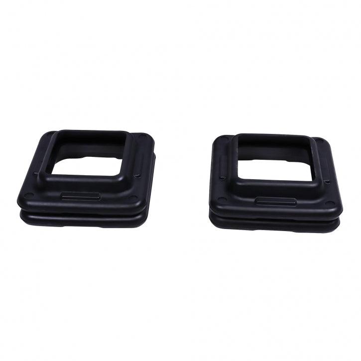 Stepper con Tappetino in Gomma Nero/Grigio Scuro