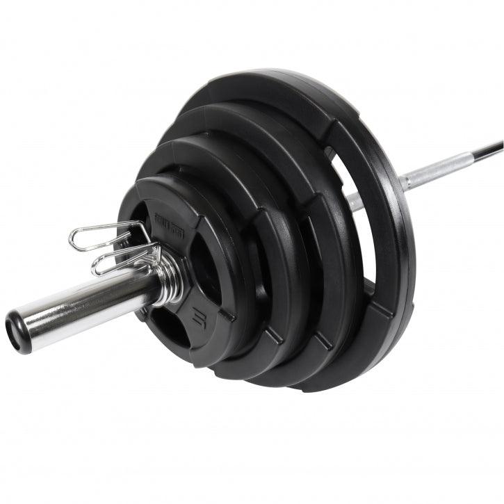 Set Bilanciere Olimpico con Pesi in Plastica 130 kg