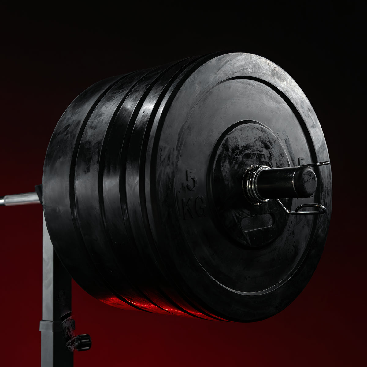 Squat Rack con Set Bilanciere Olympia Bumper Plate 170 kg