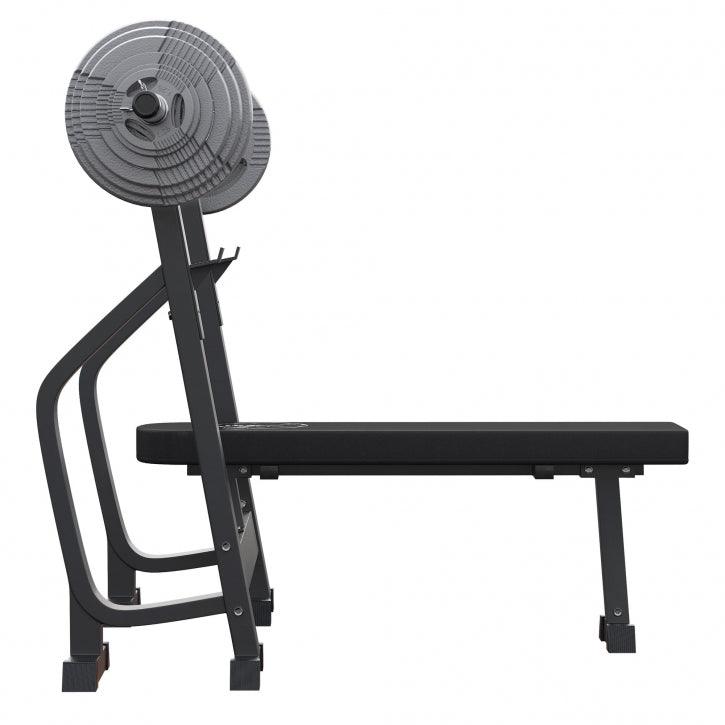 Set Panca Pesi, Supporto e Bilanciere Olimpico 130 kg