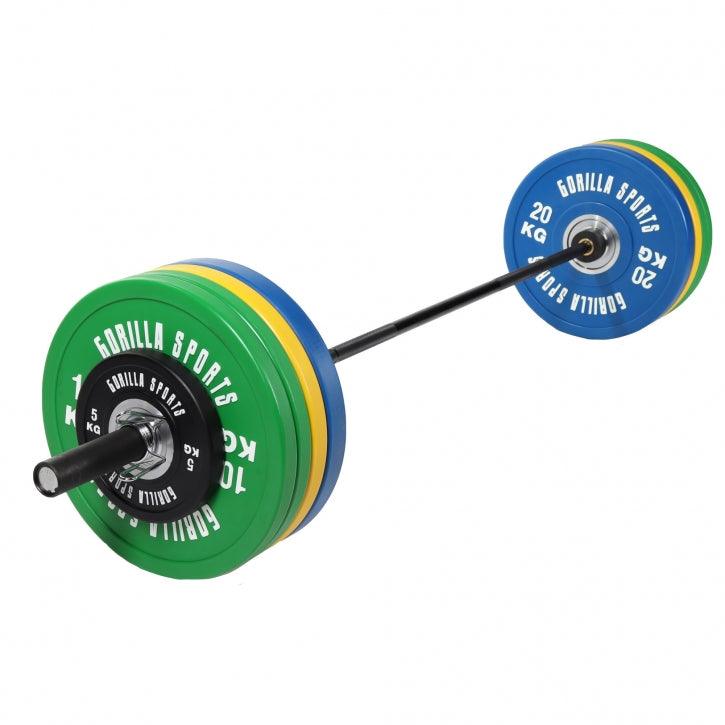 Olympia Bumper Plates Set Bilanciere Professionale 140 kg