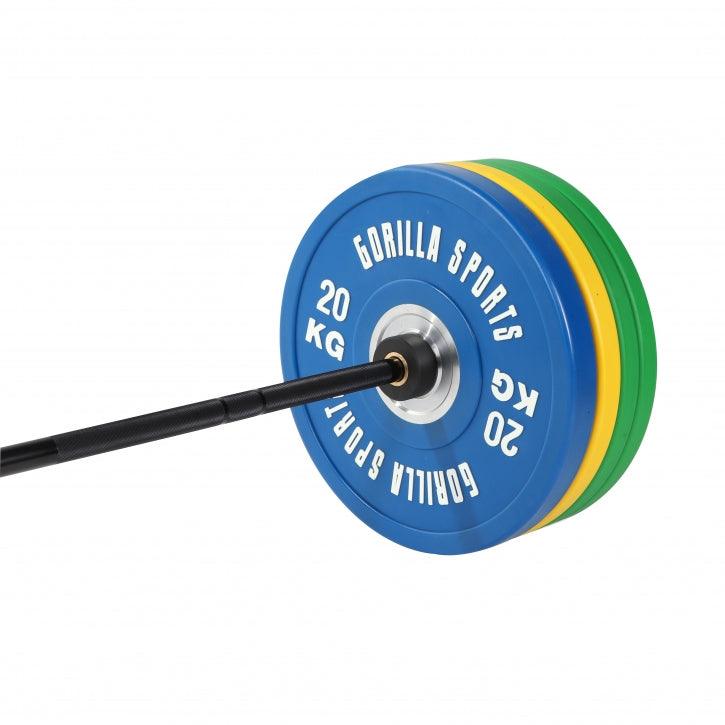 Olympia Bumper Plates Set Bilanciere Professionale 140 kg