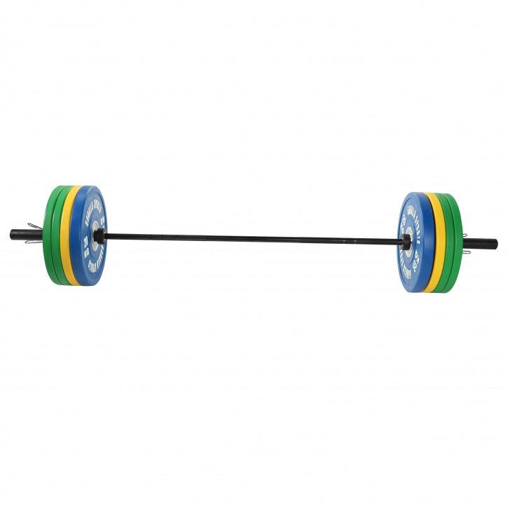Olympia Bumper Plates Set Bilanciere Professionale 140 kg
