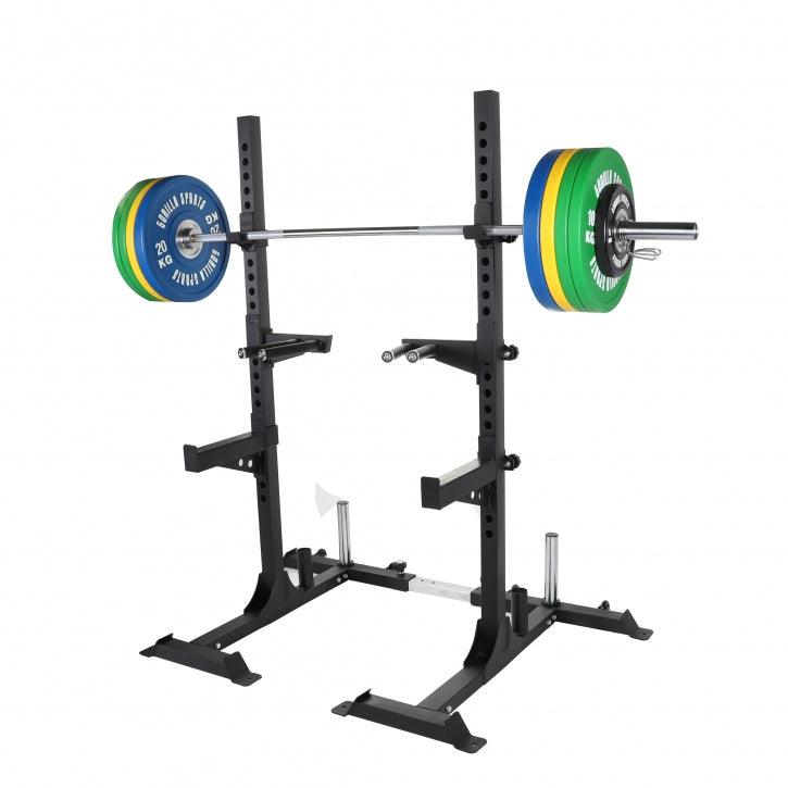 Squat Rack con Set Bilanciere Olimpico 140 kg
