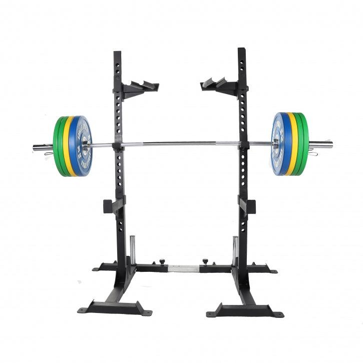 Squat Rack con Set Bilanciere Olimpico 140 kg