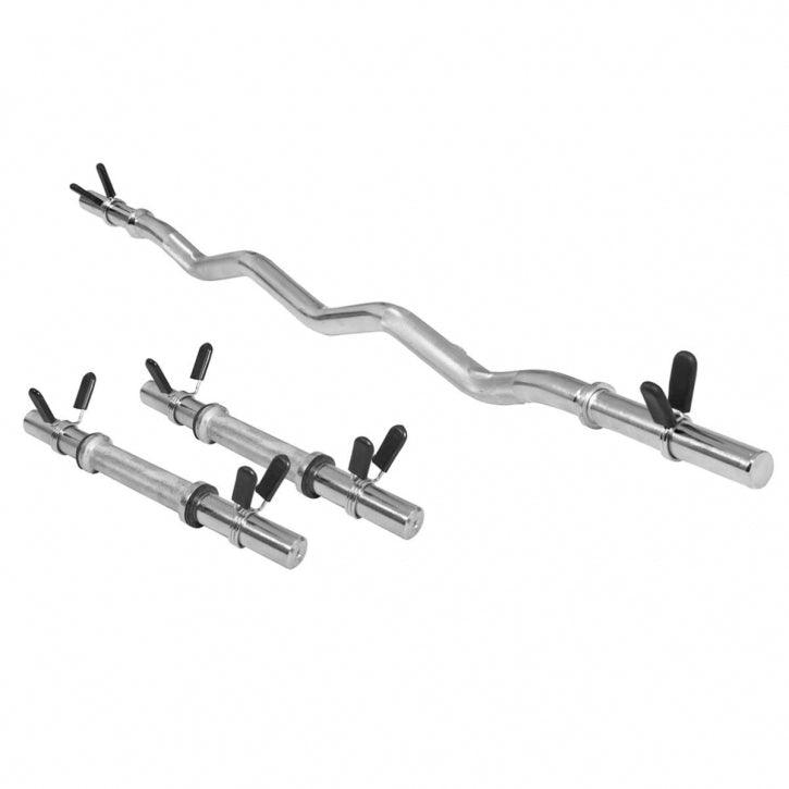 Set 2 Manubri, Curl Bilanciere EZ e Collari a Molla