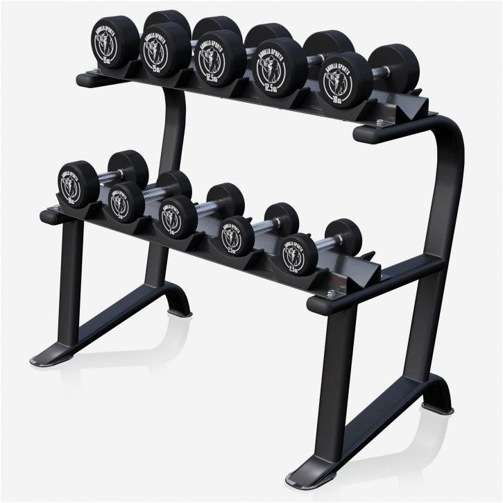 Set Manubri e Rastrelliera 90 kg