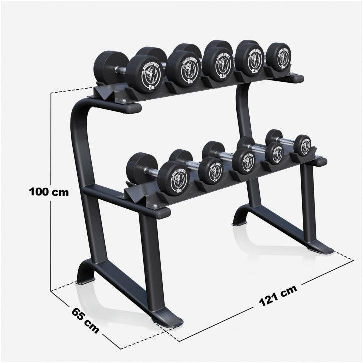 Set Manubri e Rastrelliera 90 kg