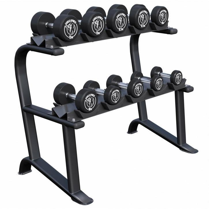 Set Manubri e Rastrelliera 90 kg