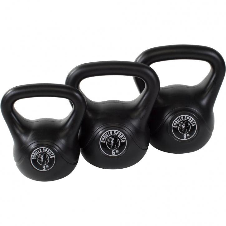Kettlebell in Plastica, Peso a Scelta 2-20 kg