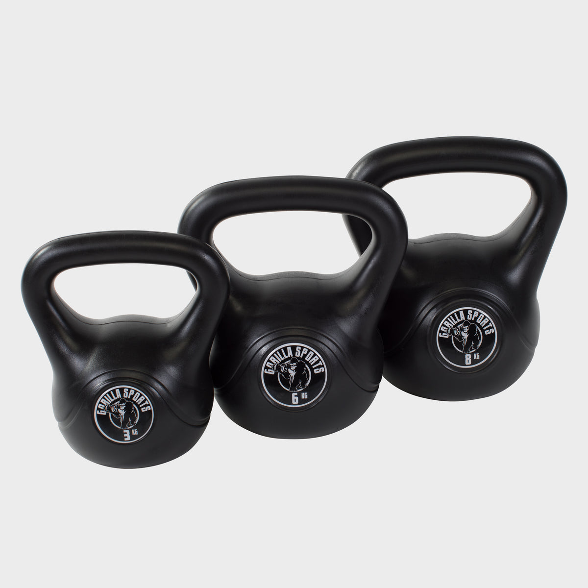 Kettlebell in Plastica, Peso a Scelta 2-20 kg