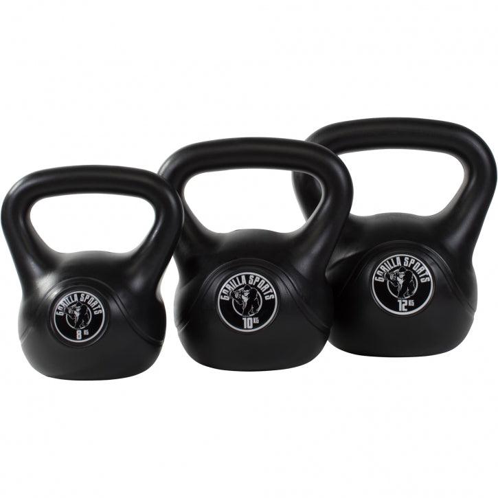 Kettlebell in Plastica, Peso a Scelta 2-20 kg