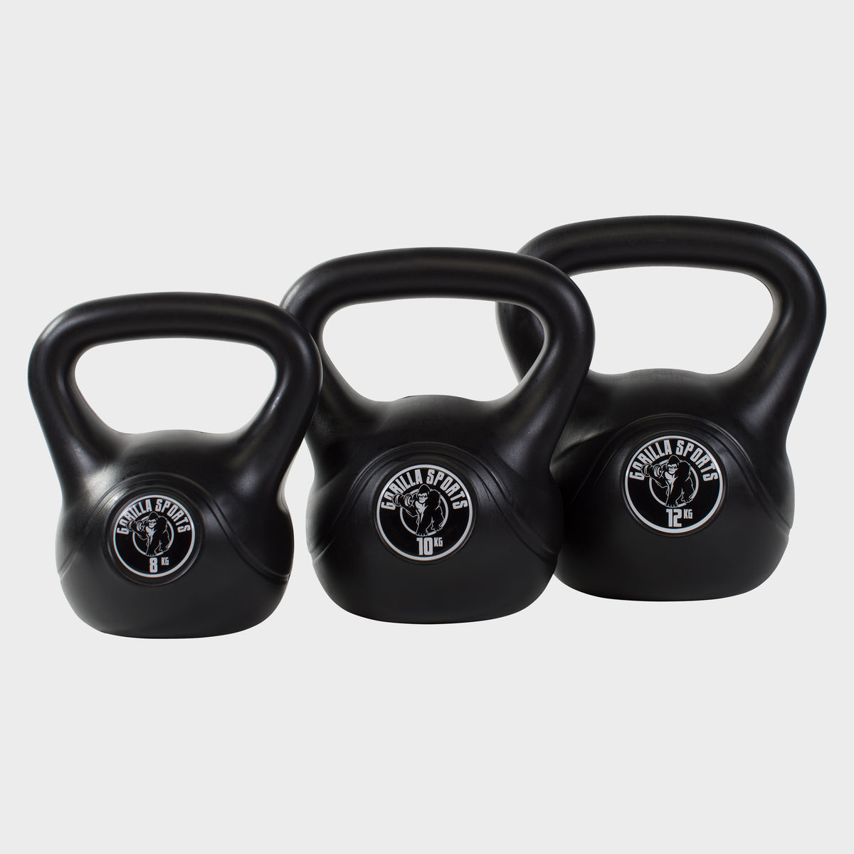 Kettlebell in Plastica, Peso a Scelta 2-20 kg