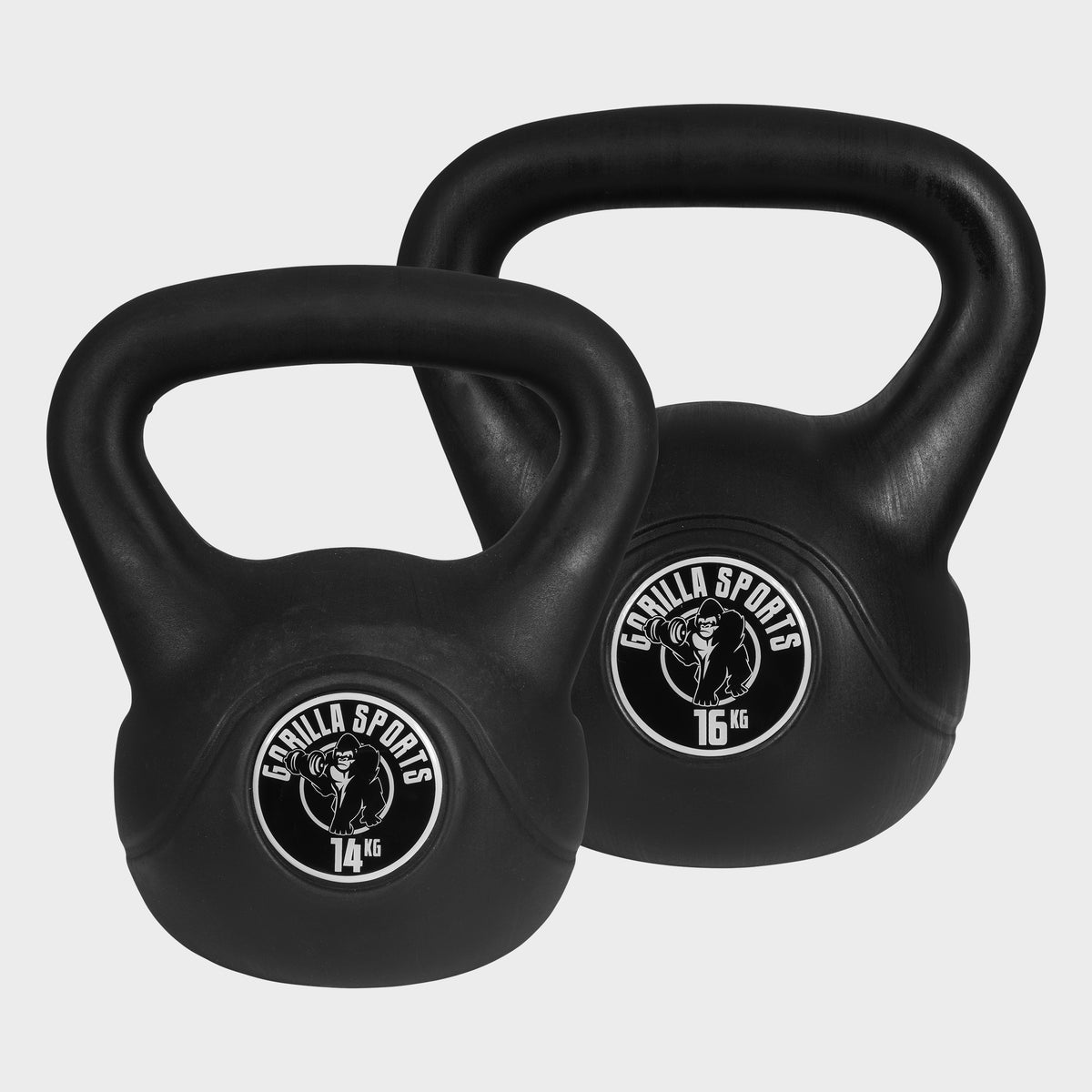 Kettlebell in Plastica, Peso a Scelta 2-20 kg