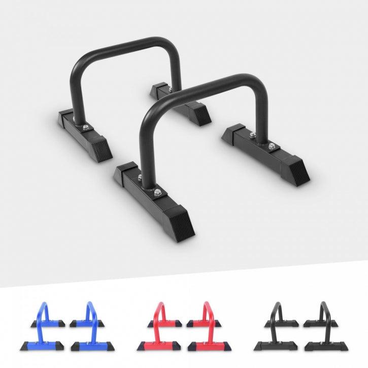 Parallette Push Up nero/rosso/blu