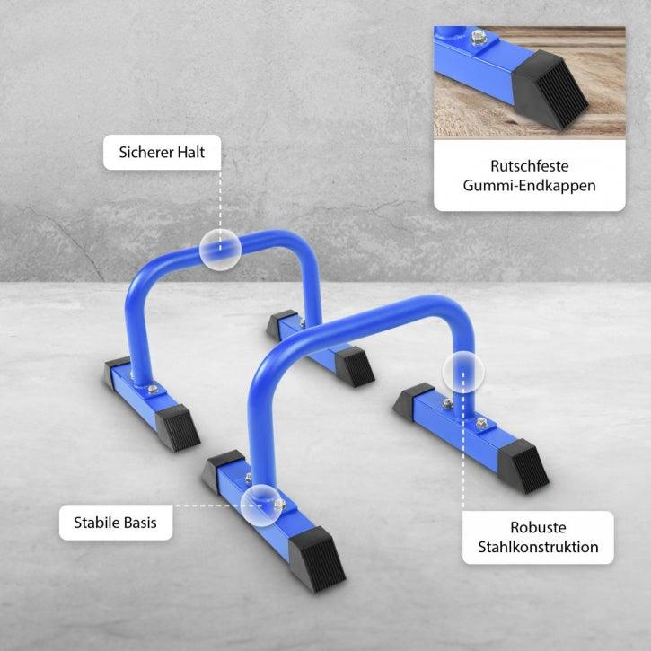 Parallette Push Up nero/rosso/blu