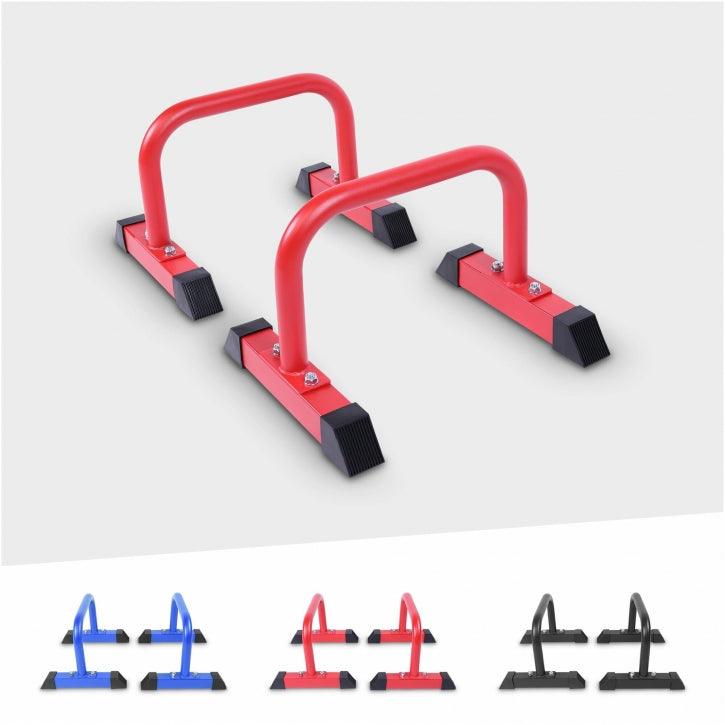 Parallette Push Up nero/rosso/blu