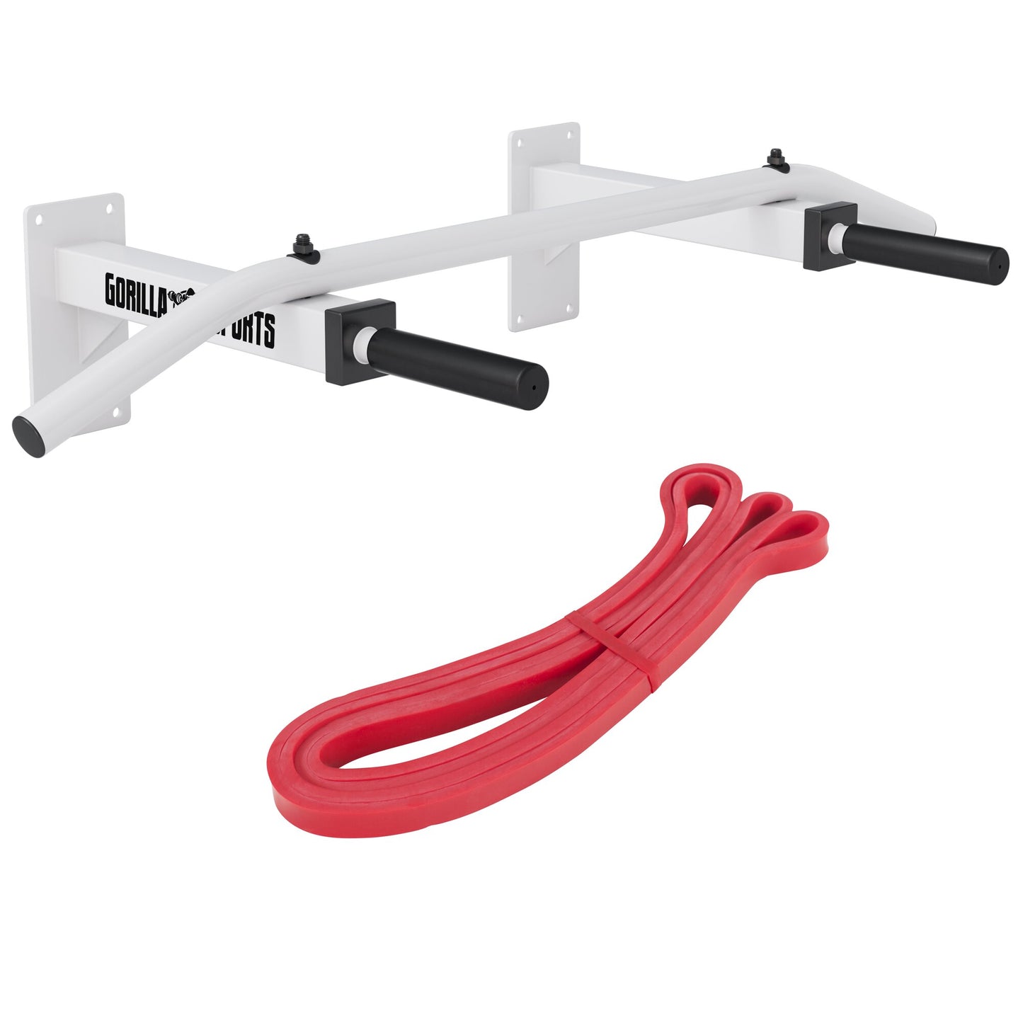Set Calisthenics con Barra per Trazioni e Banda di Resistenza