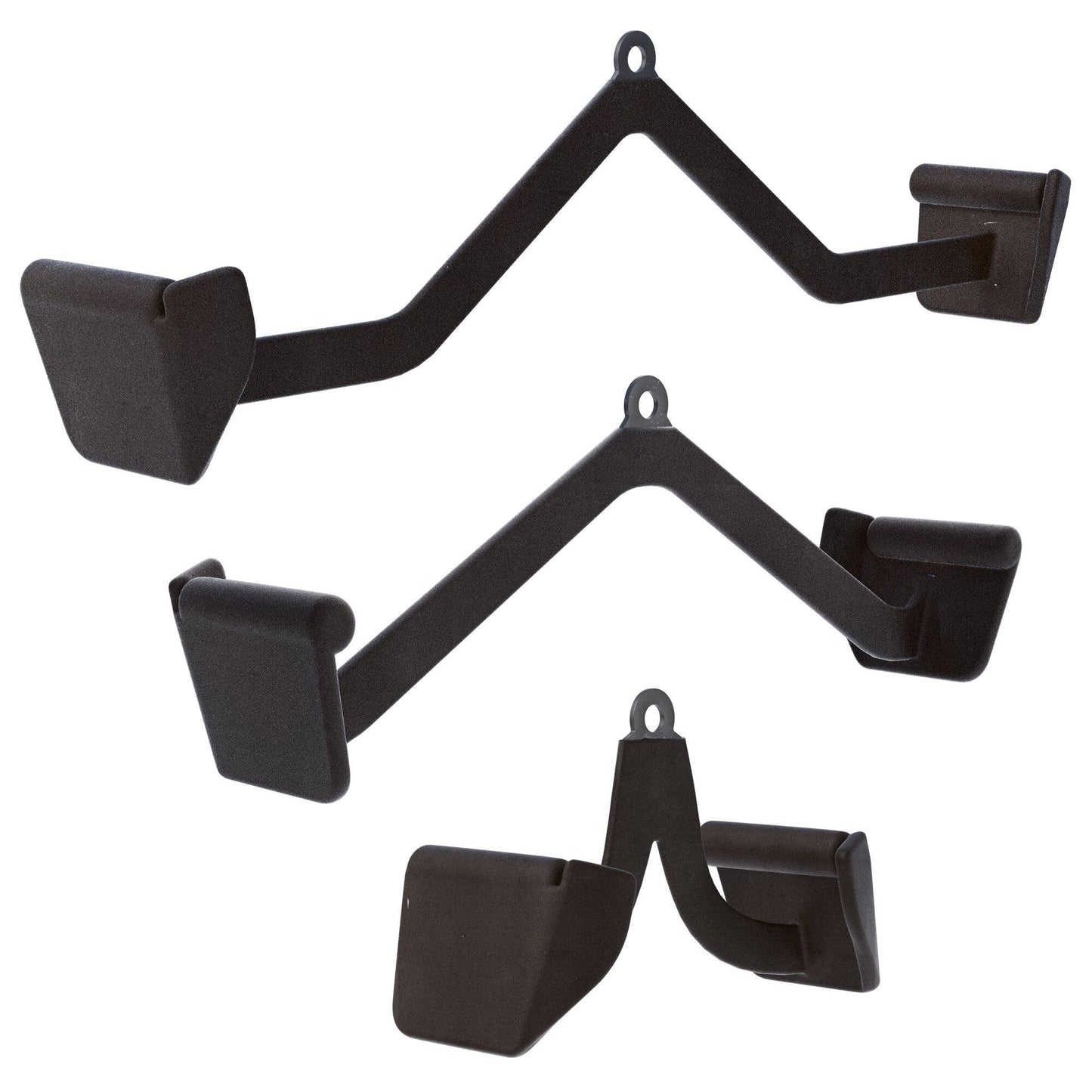 Impugnatura per Lat Pulldown/Vogatore in Gomma Nera