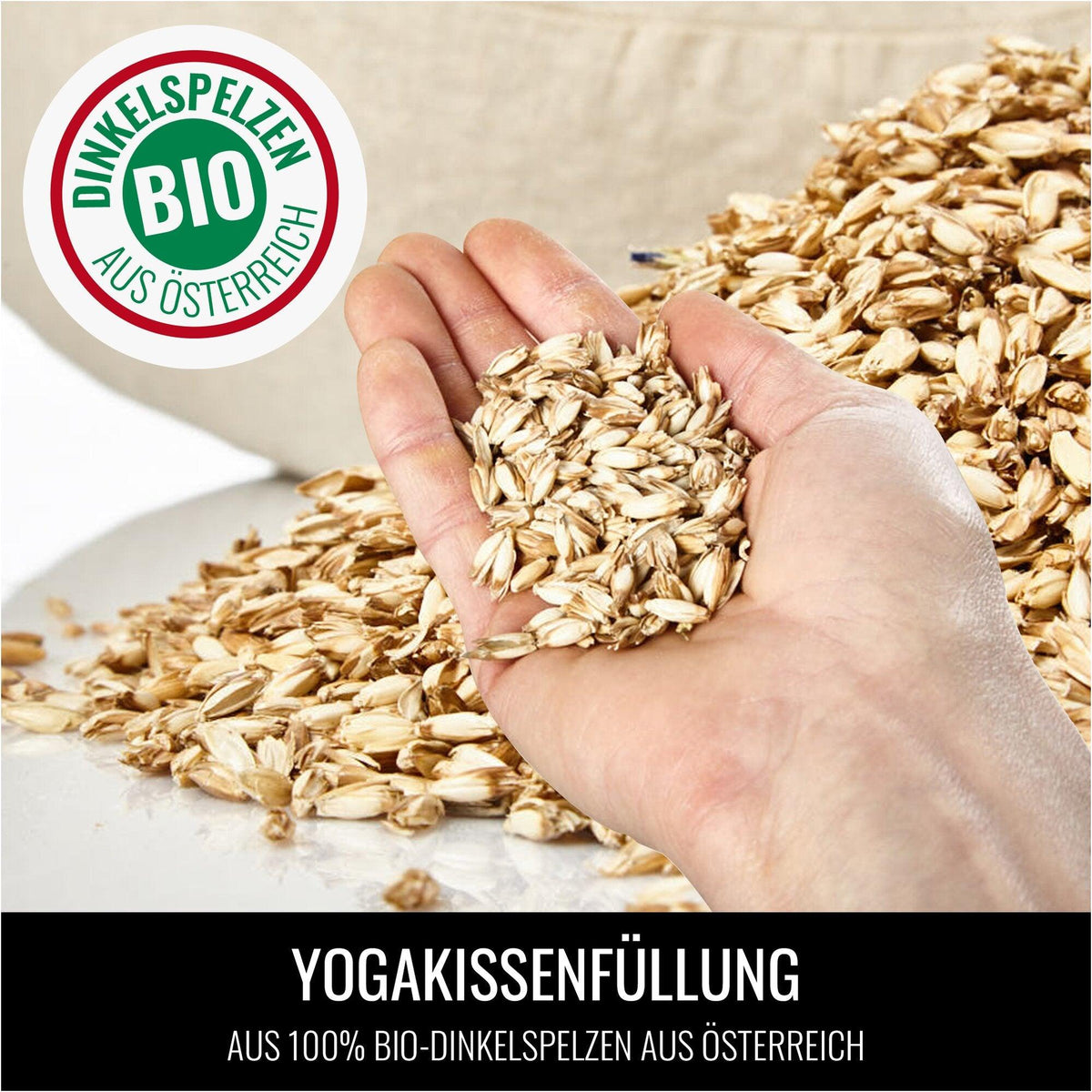 Cuscino Yoga a Mezzaluna, colore a scelta