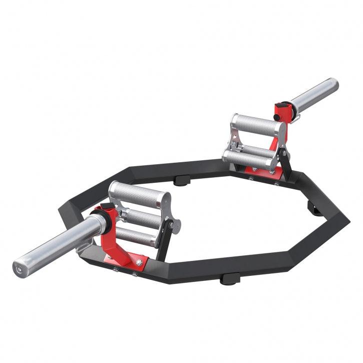 Multi Grip Trap Bar in Nero/Rosso