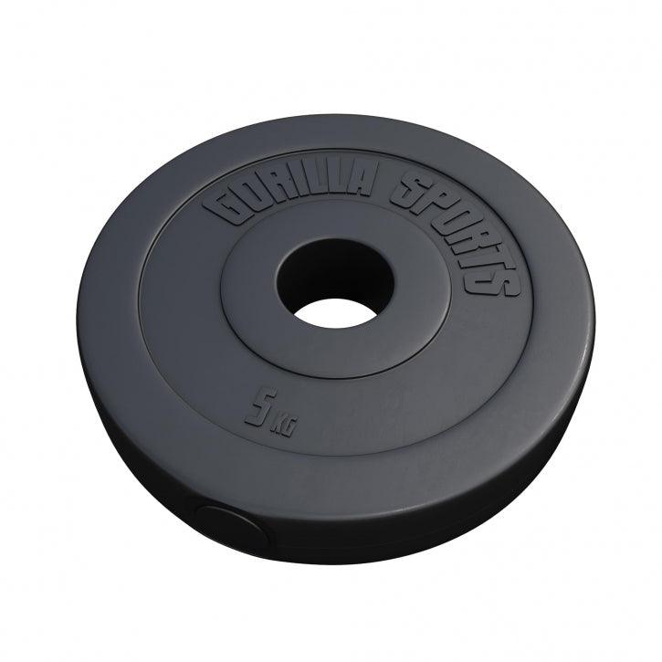 Disco Olimpico in Plastica 50/51mm, Peso a Scelta 1,25KG - 15KG
