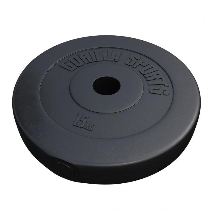 Disco Olimpico in Plastica 50/51mm, Peso a Scelta 1,25KG - 15KG