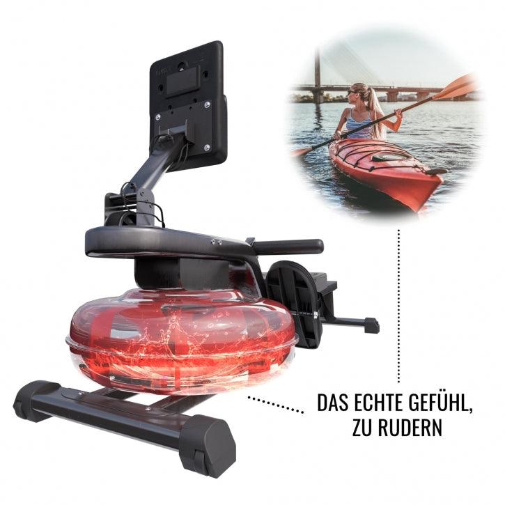 Vogatore ad Acqua Regolabile Nero/Rosso