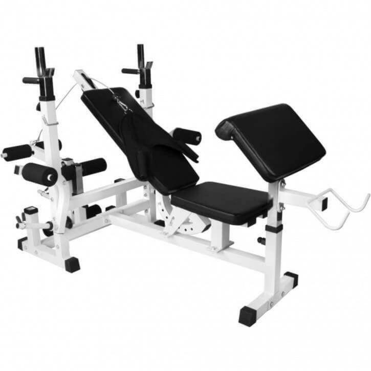Palestra Multifunzione Completa 46 Pezzi con Dischi 100 kg