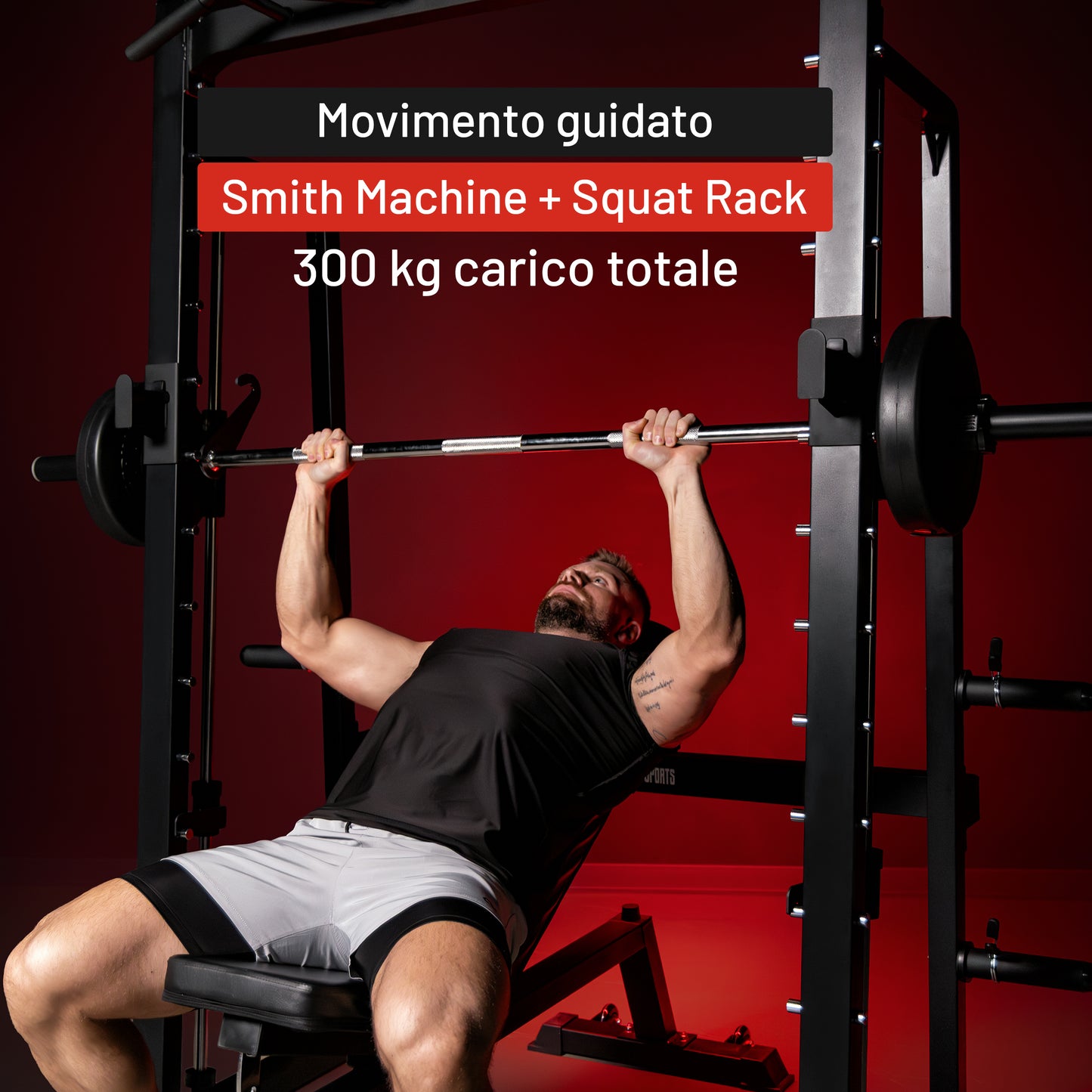 Smith Machine a mezzo rack