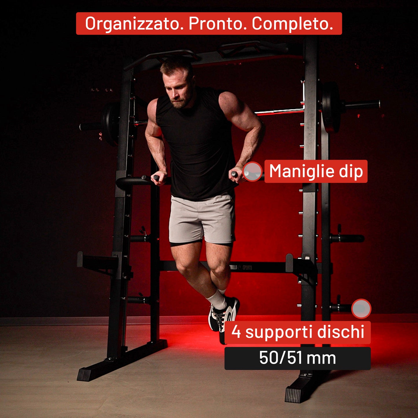 Smith Machine a mezzo rack