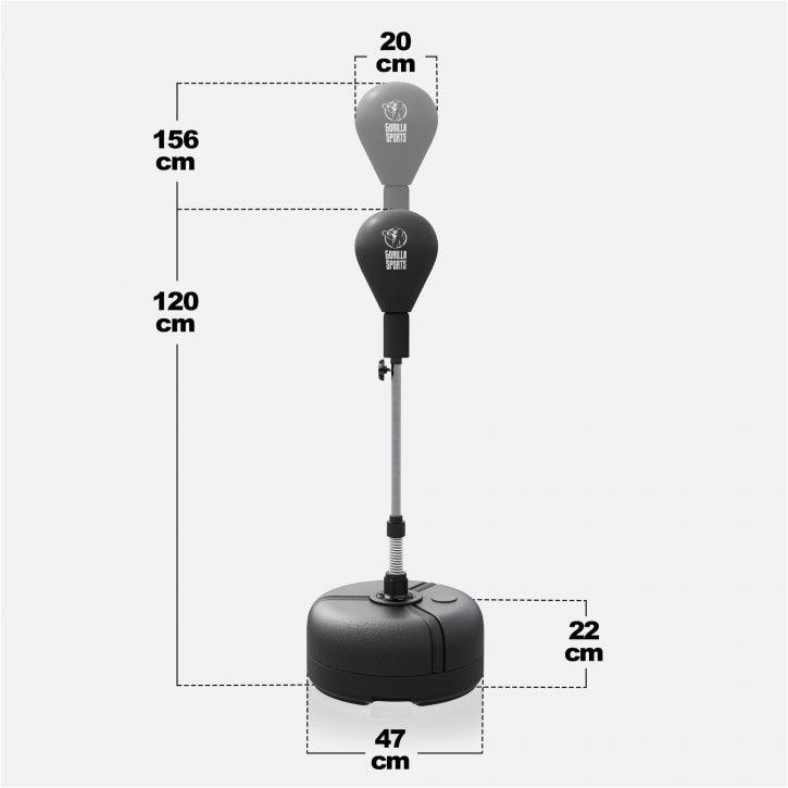 Punching Ball da Terra con Altezza Regolabile