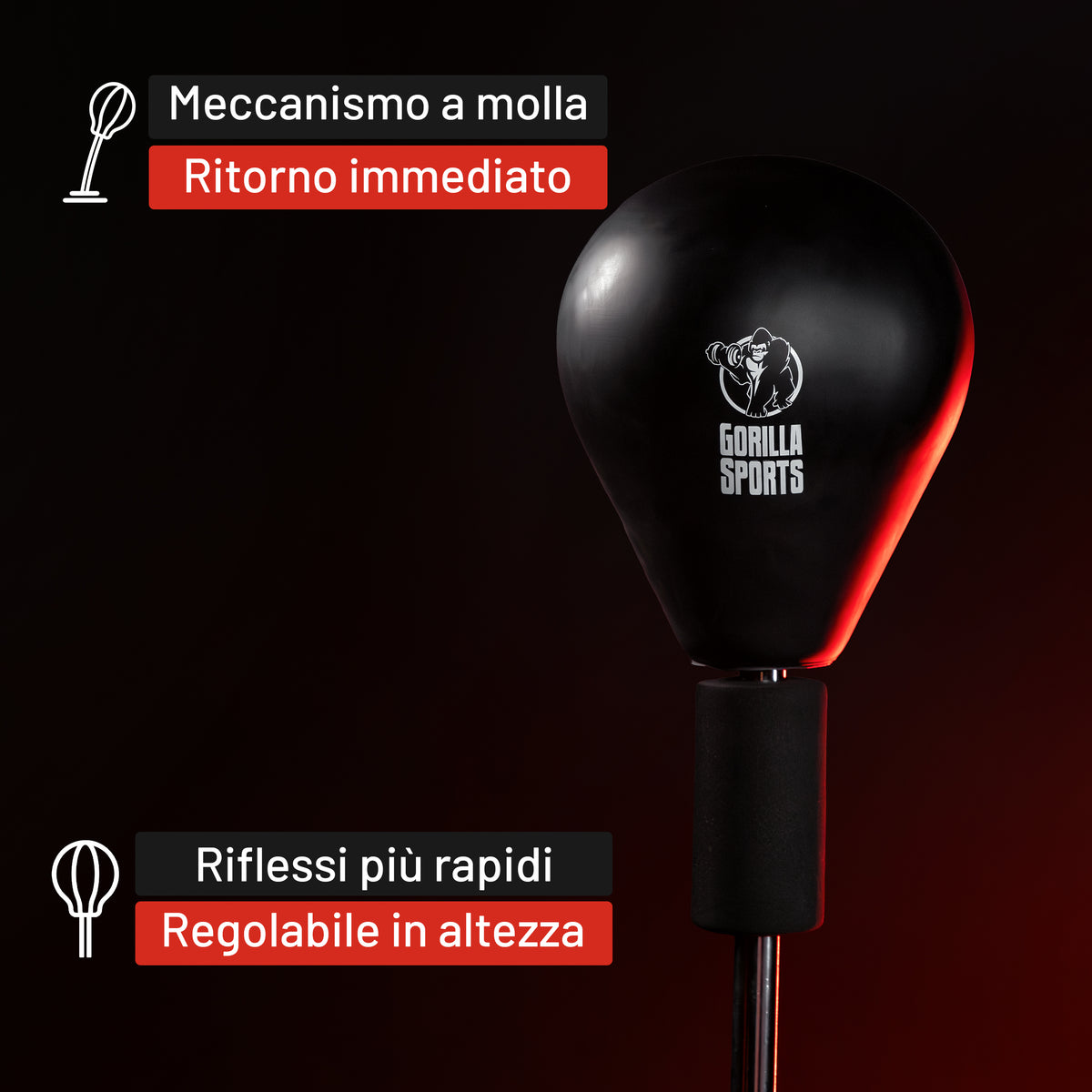 Punching Ball da Terra con Altezza Regolabile