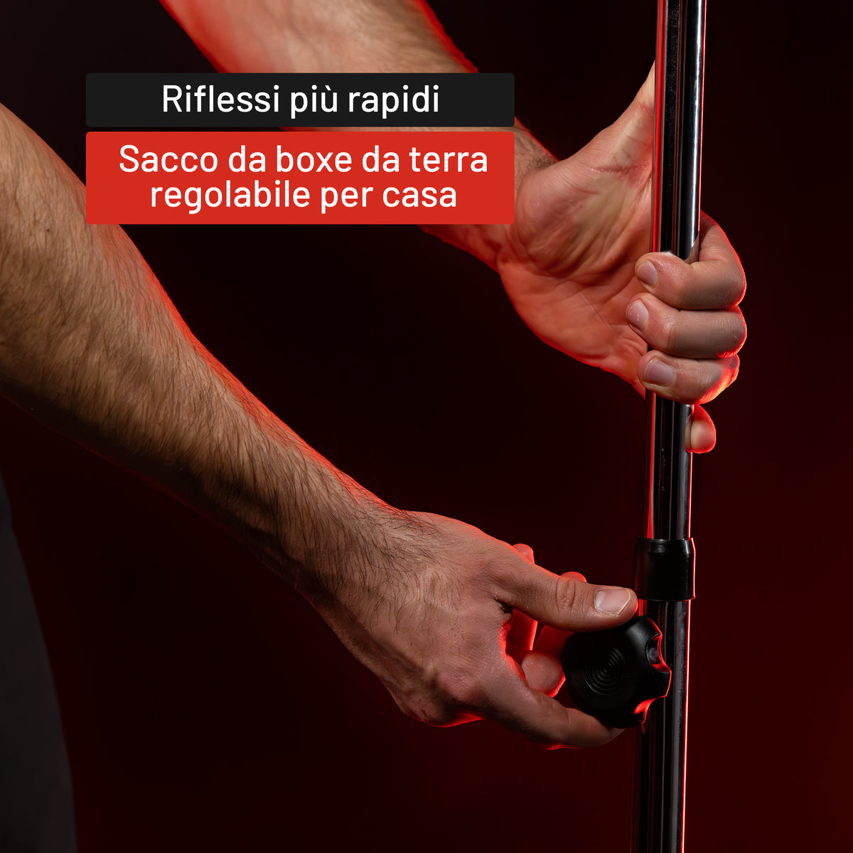 Punching Ball da Terra con Altezza Regolabile