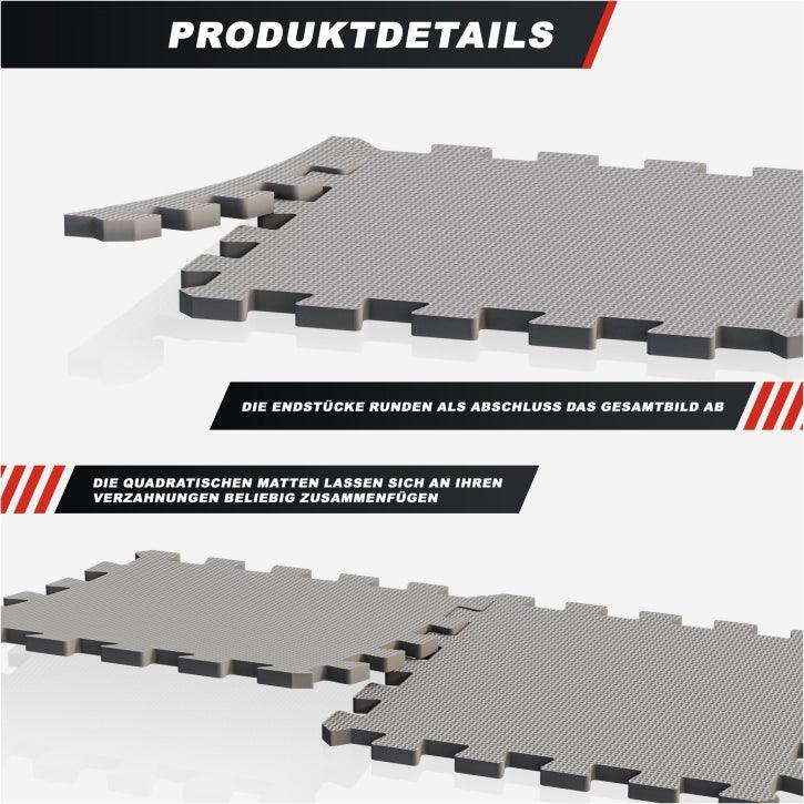 Set Tappetini Prottetivi 30x30cm - 18 Tappetini inclusi i Terminali