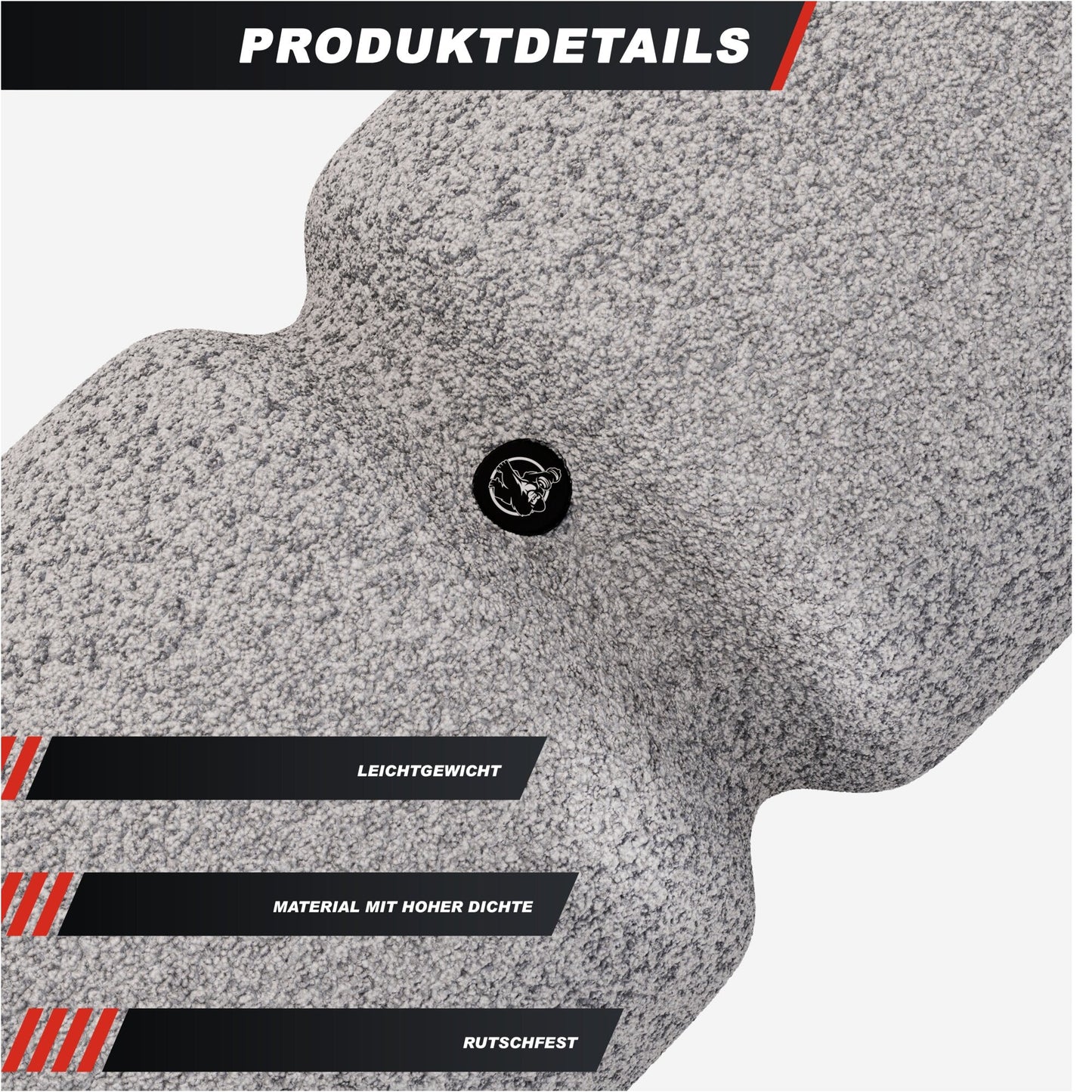 Foam Roller 38 cm - Rullo Fasciale Zigrinato