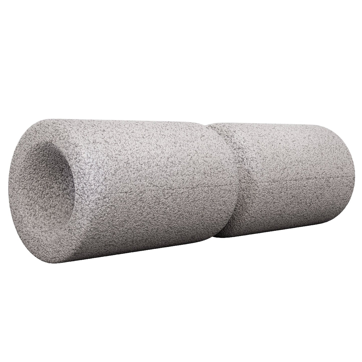 Foam Roller 38 cm - Rullo Fasciale Zigrinato